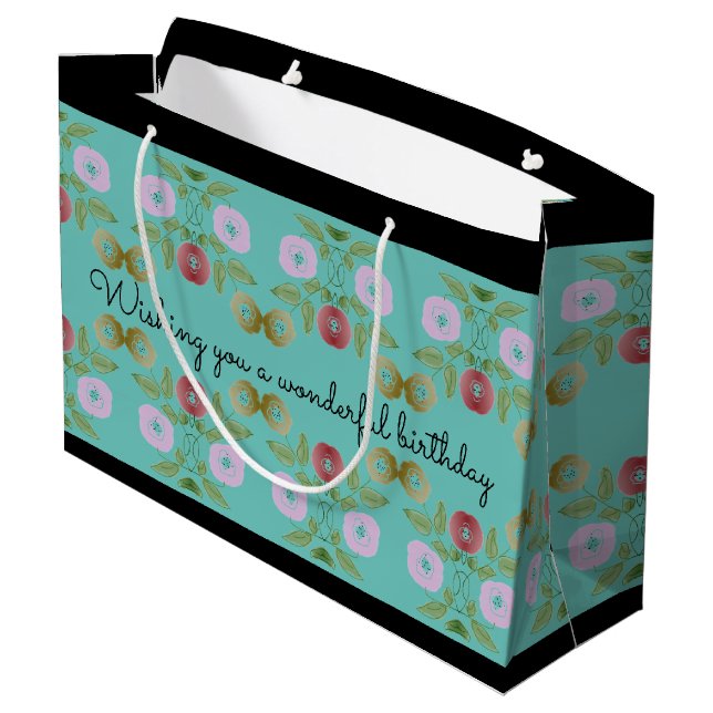 Söt Wonderful Birthday Bag (Baksidan Vinklad)