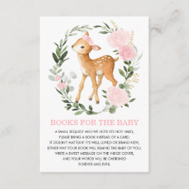 Söt  Woodland Hjort Bokar för Baby Bibliotek Tilläggskort