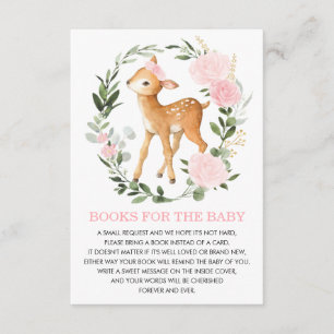 Söt Woodland Hjort Bokar för Baby Bibliotek Tilläggskort