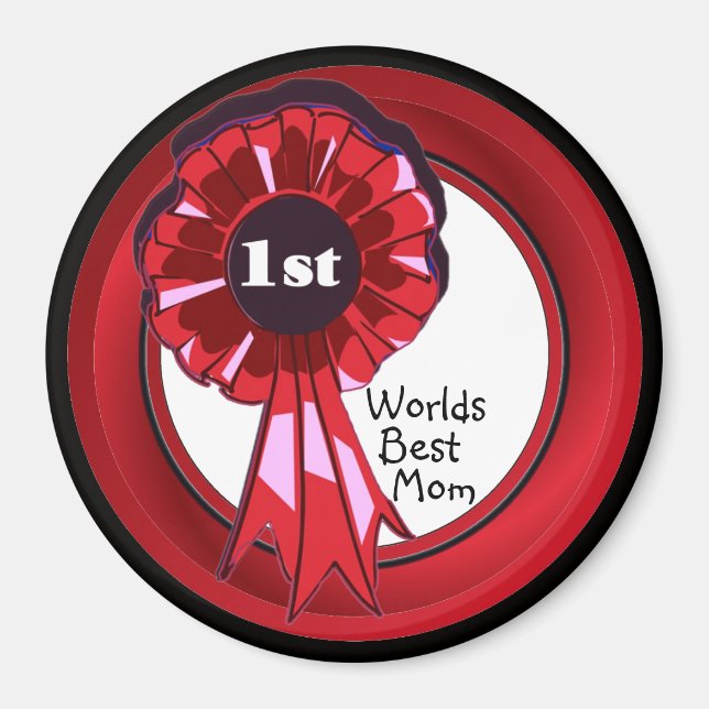 Söt Worlds Best Mamma Magnet (Framsidan)