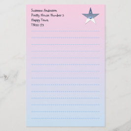 Söt Writer Paper for Children Brevpapper