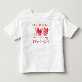 Söt XOXO Kramar och Kyssar Alla Hjärtans Dag T Shirt