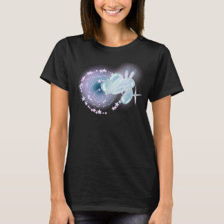 Söt Y2K Glänsande Ballongkanin Magiska Stjärnor T- T Shirt