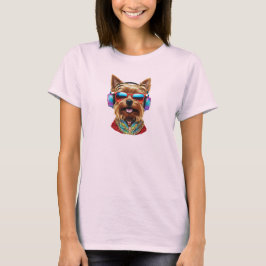 Söt Yorkie Jam T Shirt