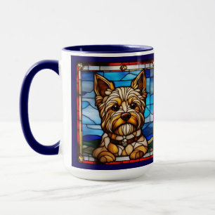 Söt Yorkie Keramisk Kaffemugg