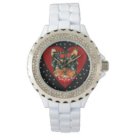 Söt Yorkie Poo  Armbandsur