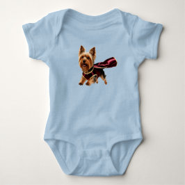 Söt Yorkie-superhjälte T Shirt