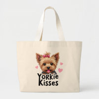 Söt Yorkshire Terrier Valp Hund Yorkie Kyssar