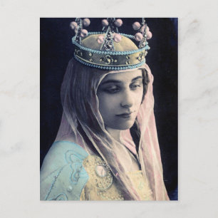 Söt Young Queen Vykort