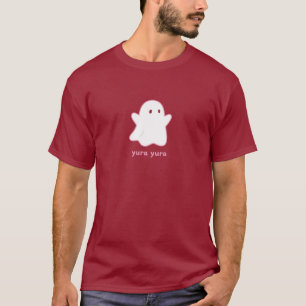 Söt Yura Yura-spöke – Pastell Spöklik Kawaii Illus T Shirt