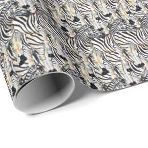 Söt zebra älskare-djur party presentpapper