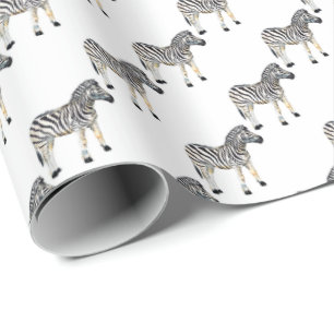Söt zebra älskare-djur party presentpapper