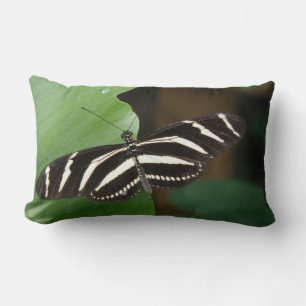 Söt Zebra Longwing Butterfly Pillow Lumbarkudde