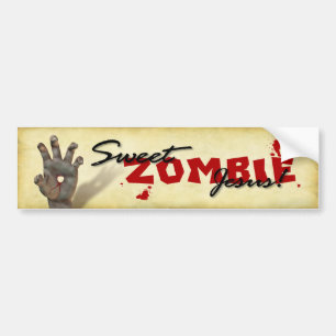 Söt Zombie Jesus Bildekal