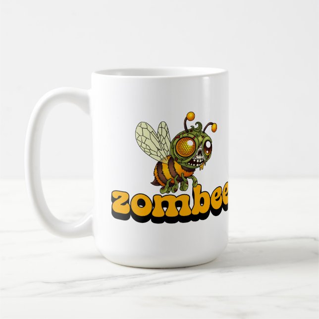 Söt Zombiebi Kaffemugg (Vänster)