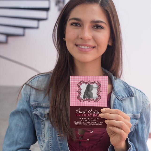 Söta 16-dagars inbjudningar till bandkort (Skapare uppladdad)