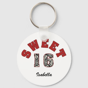 Söta 16 Keychain Nyckelring
