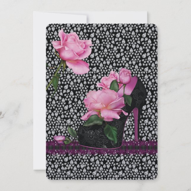 Söta 16- och Quicenera-inbjudningar Inbjudningar (Baksida)