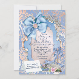 Söta 16 Quinceanera partyinbjudningar Inbjudningar