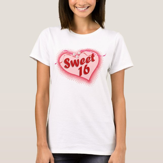 Söta 16 t shirt (Framsida)