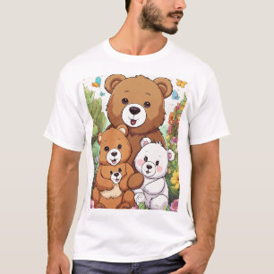 Söta, abortabla björnar t shirt