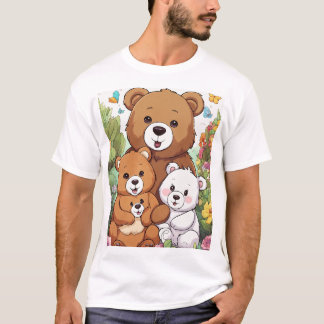 Söta, abortabla björnar t shirt