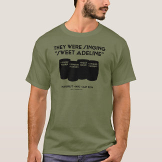 "Söta Adeline" unisex- utslagsplats (trötta ut Tröja