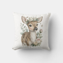 Söta akvarell-babyddjur med blommor