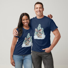 Söta akvarell isbjörnar t shirt