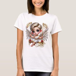 Söta Alla hjärtans dags Cupid Kvinnors T-Shirts