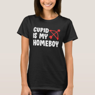 Söta Alla hjärtans dags-tröjor Cupid är min polar T Shirt