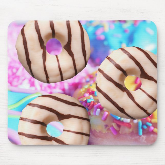 Söta allt som Donut Mouse Pad Musmatta (Framsidan)