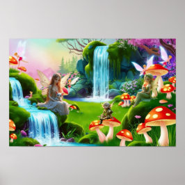 Söta älvor poster