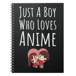 Söta Anime-presenter för småpojkar Otaku Kaiwaii Anteckningsbok