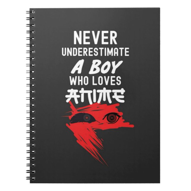 Söta Anime-presenter för småpojkar Otaku Kaiwaii K Anteckningsbok (Framsidan)