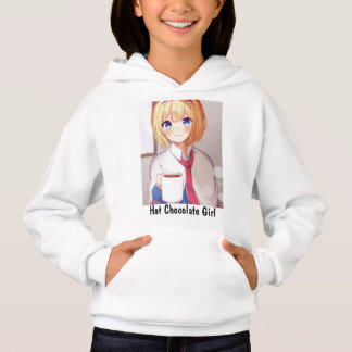 Söta animerade hoodie för flickor t shirt