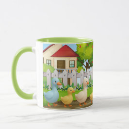 Söta Ankor Design Barn Mugg