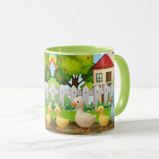Söta Ankor Design Barn Mugg