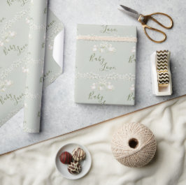 Söta ankungar & tusenskönor Baby kärlek Baby Showe Presentpapper
