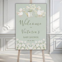 Söta ankungar & tusenskönor Baby Shower