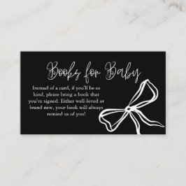 Söta antika röda och svarta band böcker för bebisa tilläggskort