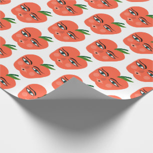 Söta äpplen Whimsical Mönster Gift Wrapping Papper Presentpapper