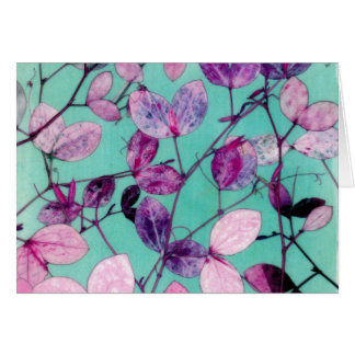 Söta ärtalöv för vild hälsningskort