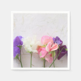 Söta ärter, färska pappersservett