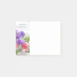 Söta ärter post-it block