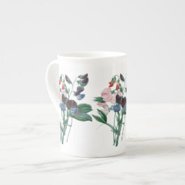 Söta ärtor vid Redoute den botaniska Benporslin Mugg