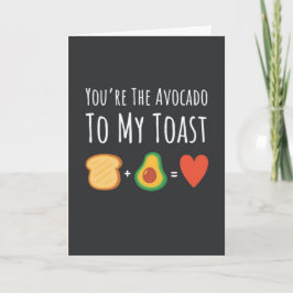 Söta Avokado Kort Frukter Vegan Vegetarisk