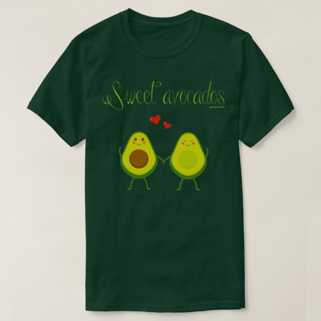 Söta avokados t shirt (Design framsida)