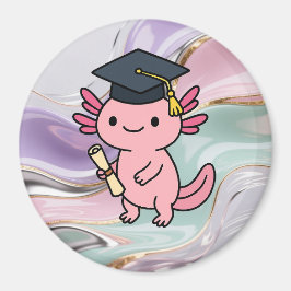 Söta Axolotl-magneter – Kawaii Akvatisk Djur Dekor Magnet