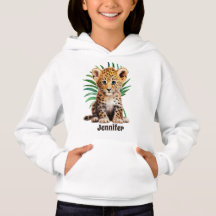 Söta baby cheetah Lägg till namn flickor